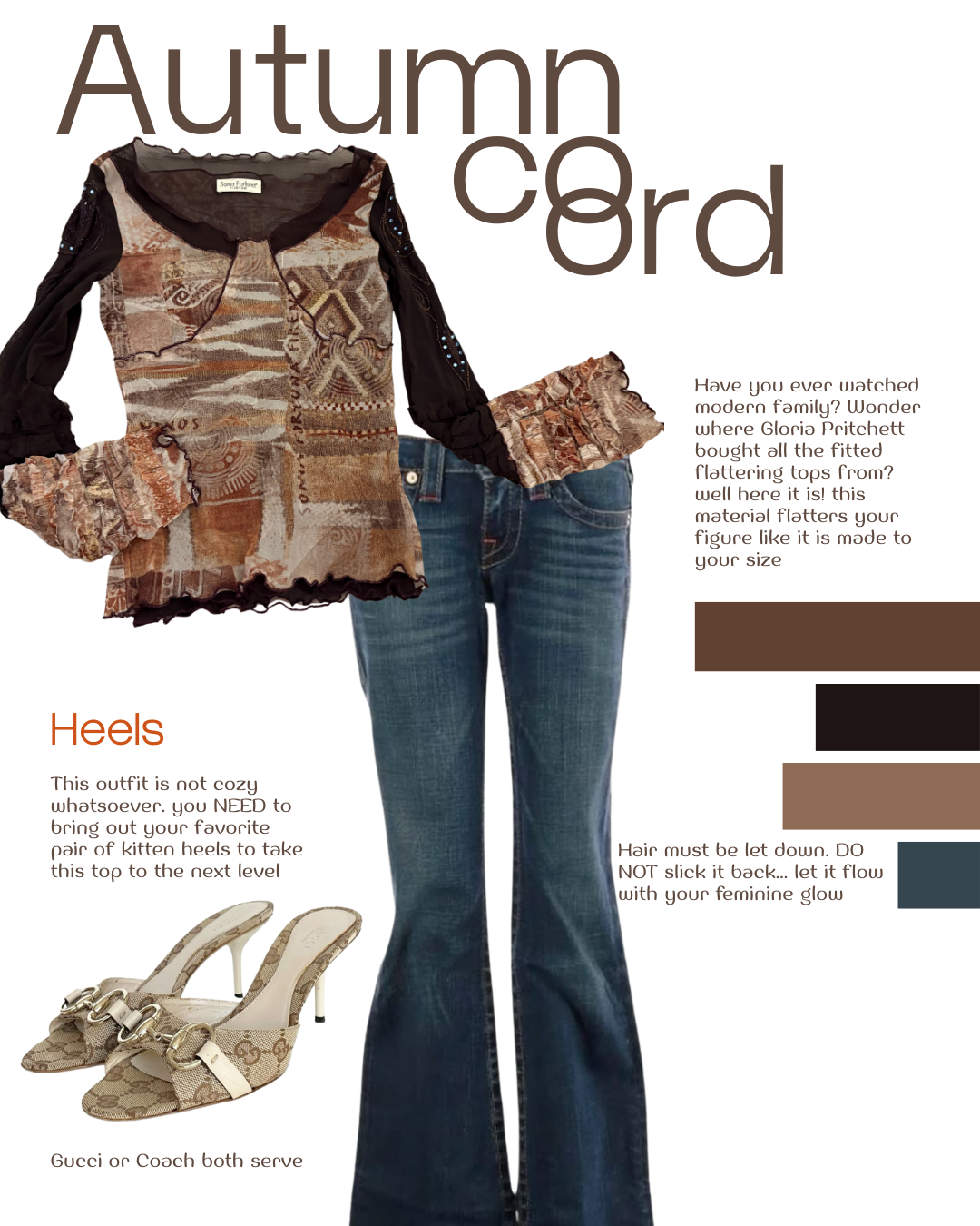 Pattern Long Sleeve top