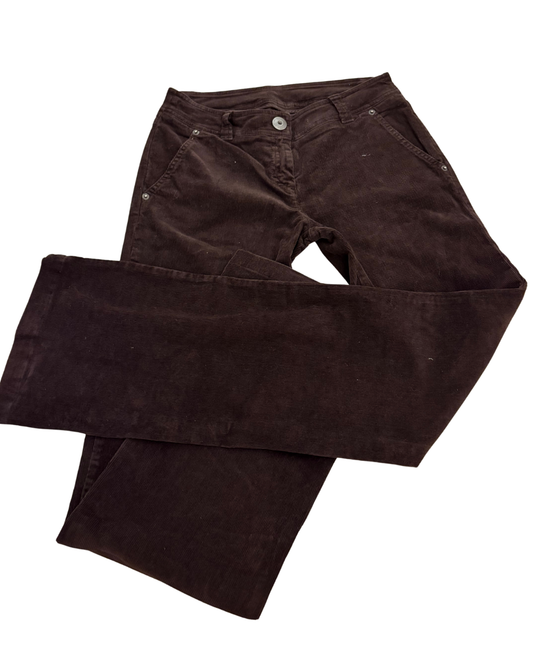 Low waist brown Velour Bottoms