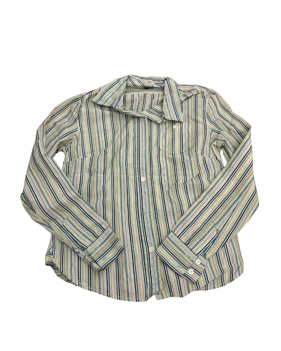 Button up striped top
