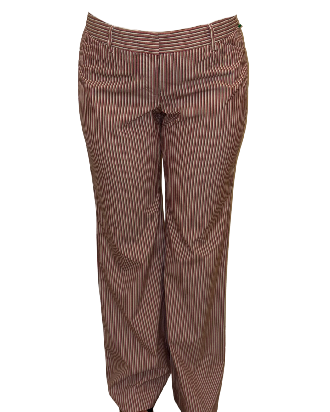 Striped Red and White trousers Baggy fit
