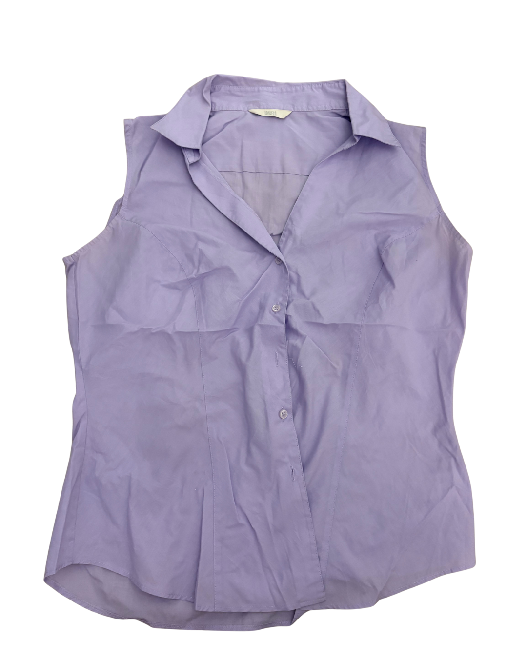 Purple sleeveless top