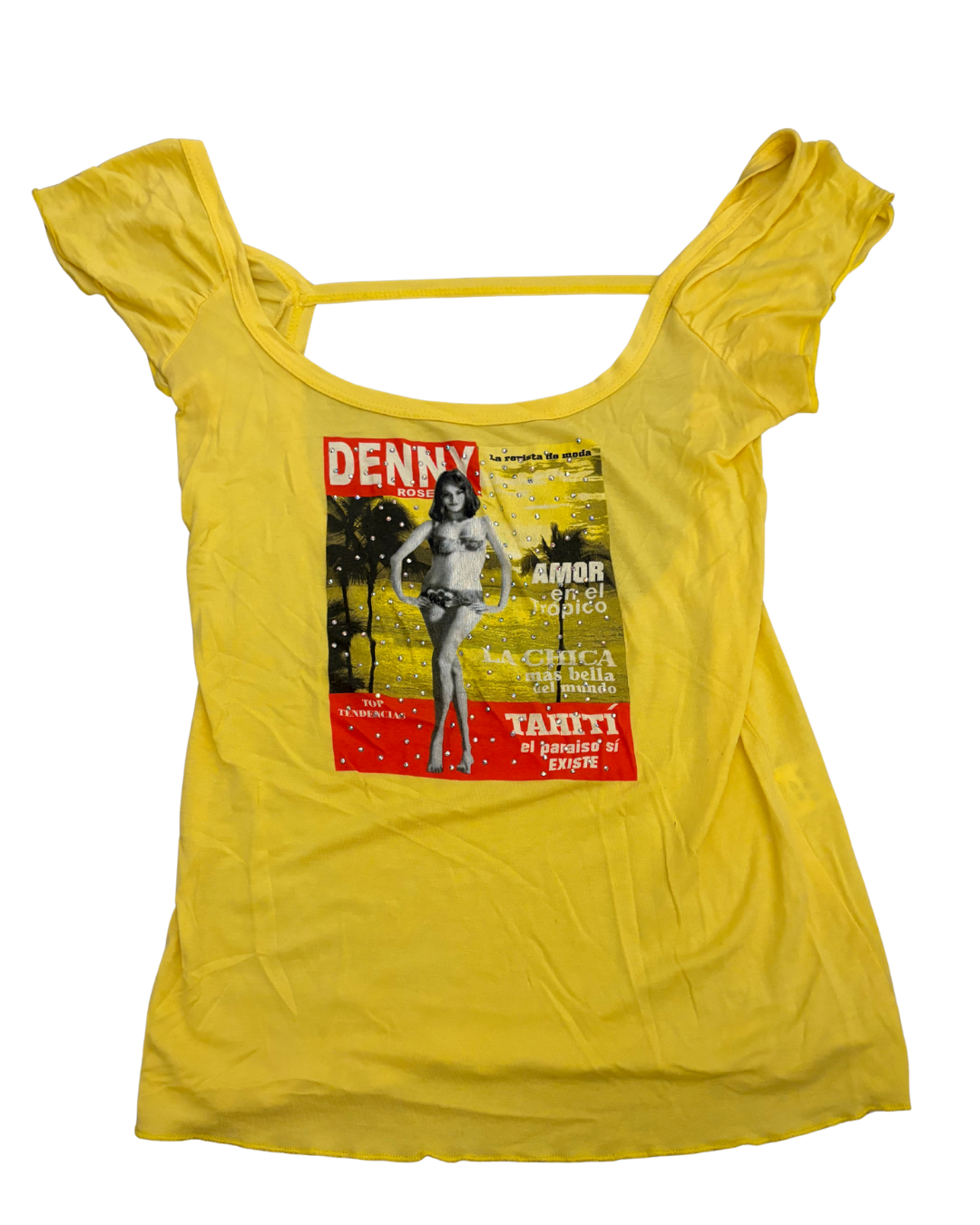 Yellow Graphic top
