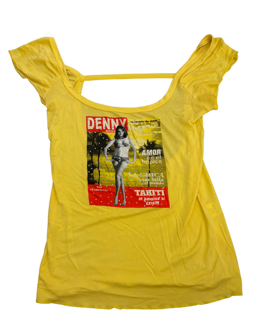 Yellow Graphic top