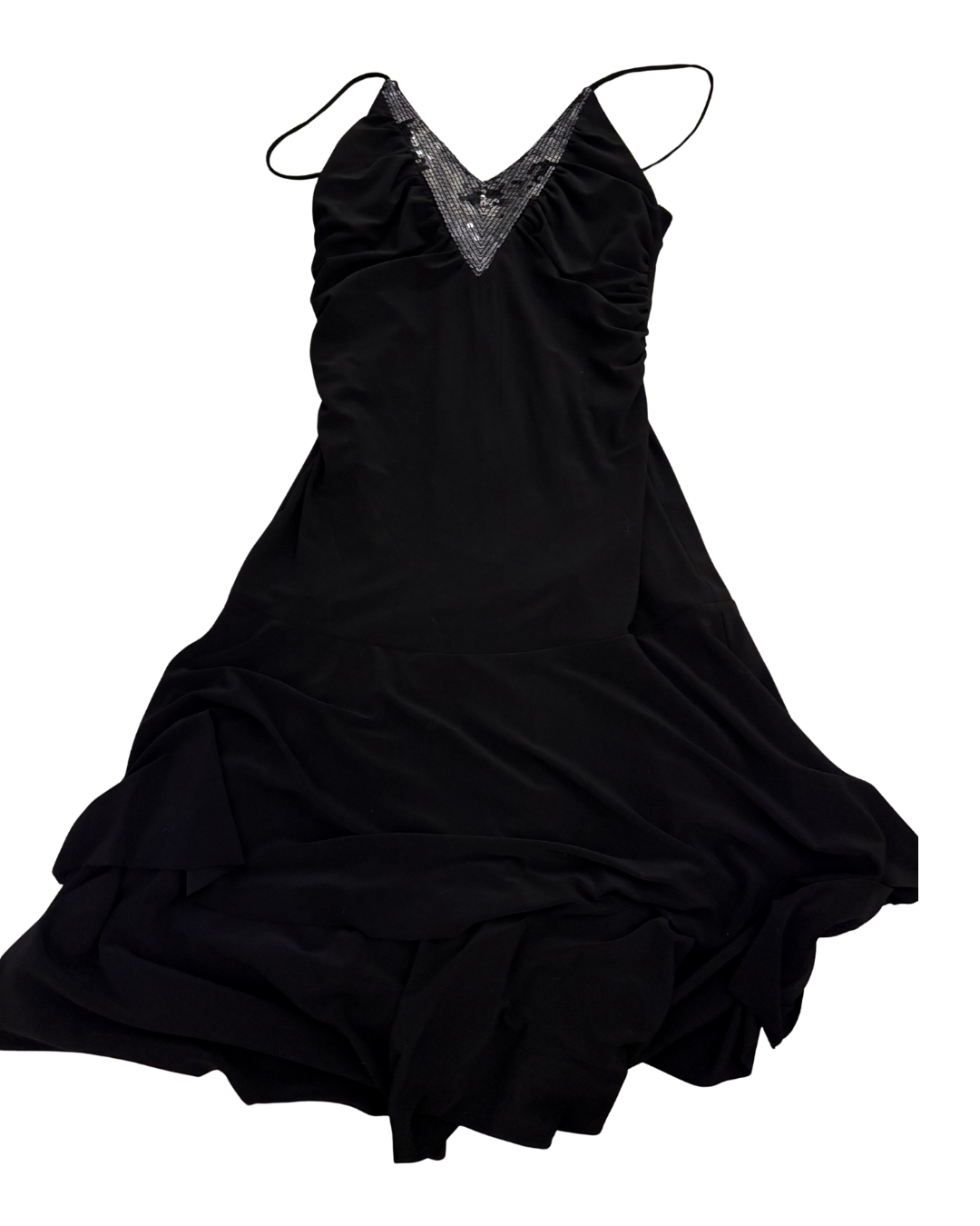 Midi Black beaded dress
