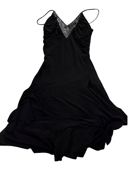 Midi Black beaded dress