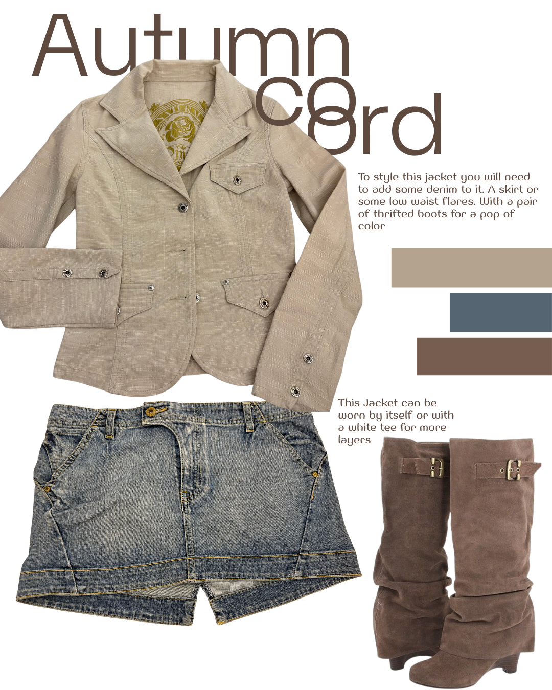 Beige Autumn Jacket