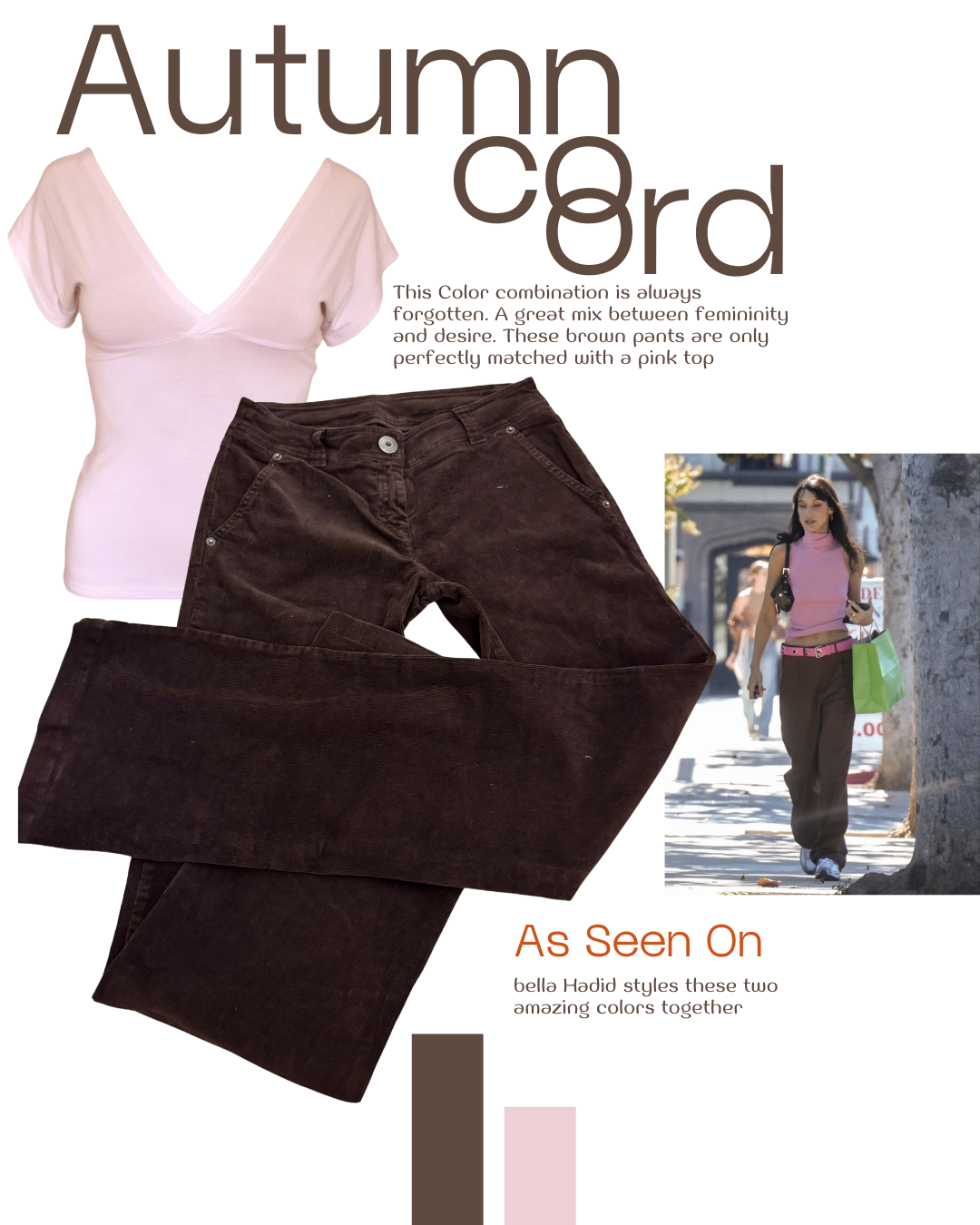 Low waist brown Velour Bottoms