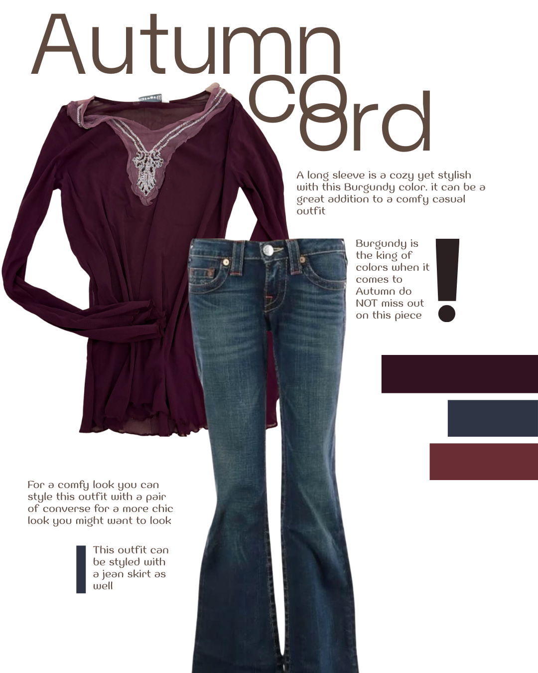 Sheer Burgundy Top
