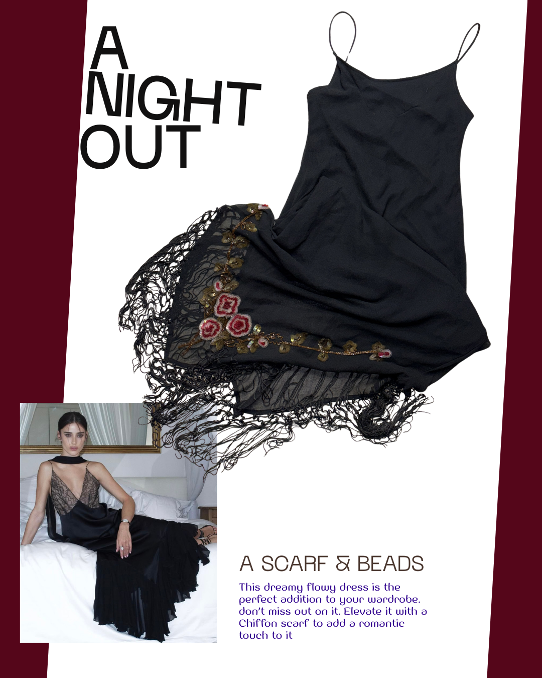 Black Beaded dress