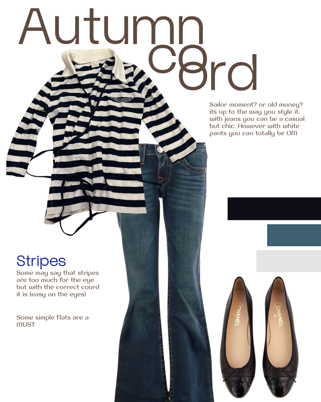 Striped long sleeve Top